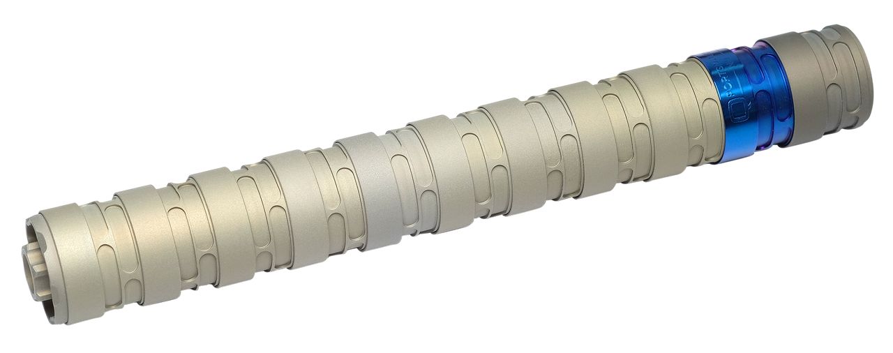 Q Erector 22 LR Aluminum/Stainless Steel Suppressor Tan SIL-E-22 Q Erector 22 LR Aluminum/Stainless Steel Suppressor Tan SIL-E-22